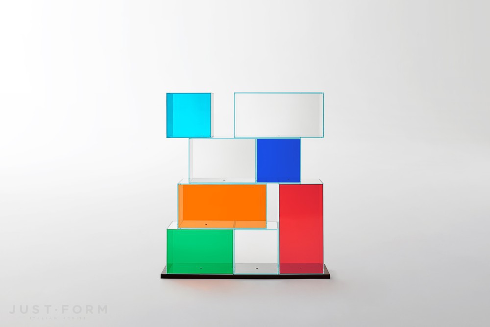 Книжный шкаф Quantum фабрика Glas Italia фотография № 2