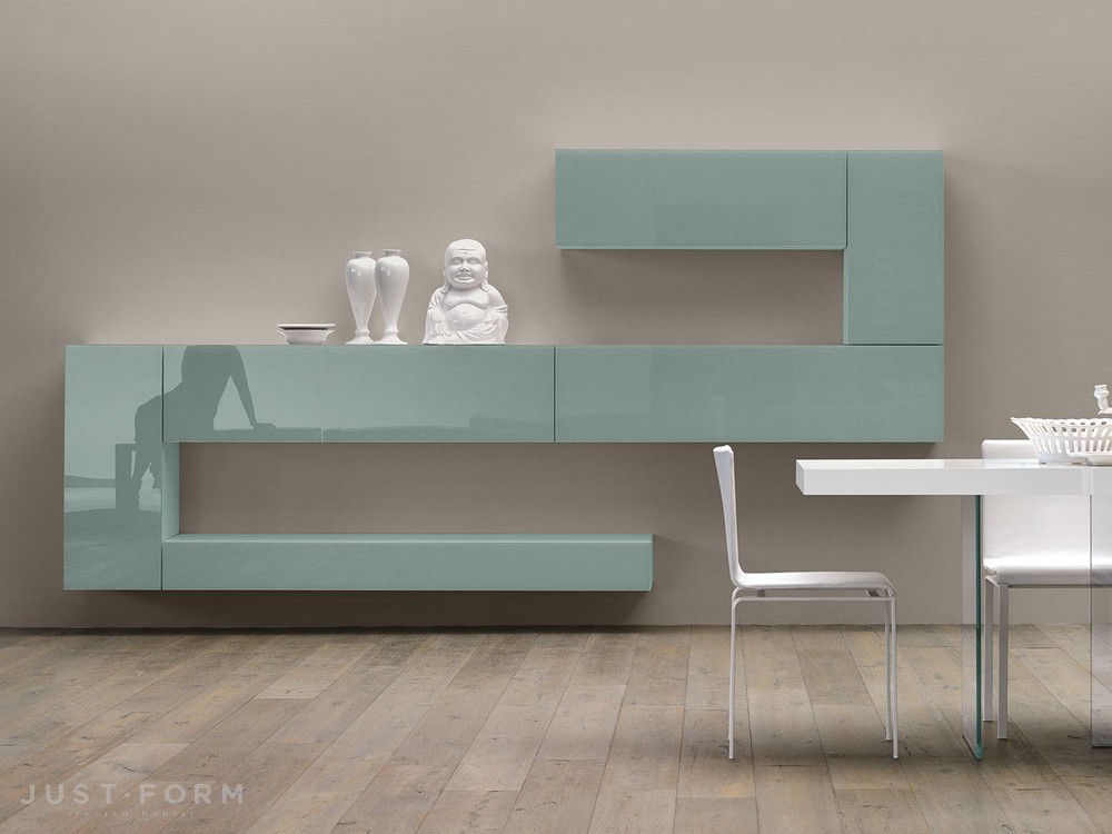 Стенка 36 E8 Lacquered And Glass фабрика Lago фотография № 1