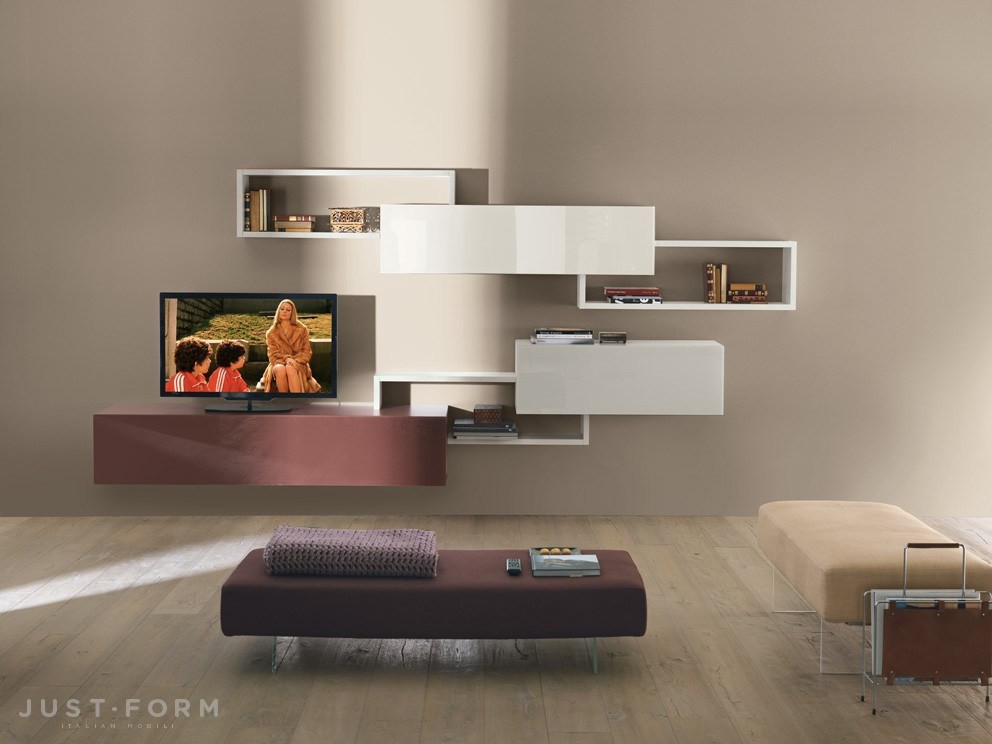 Стенка 36 E8 Lacquered And Glass фабрика Lago фотография № 2