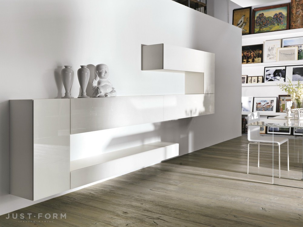 Стенка 36 E8 Lacquered And Glass фабрика Lago фотография № 3