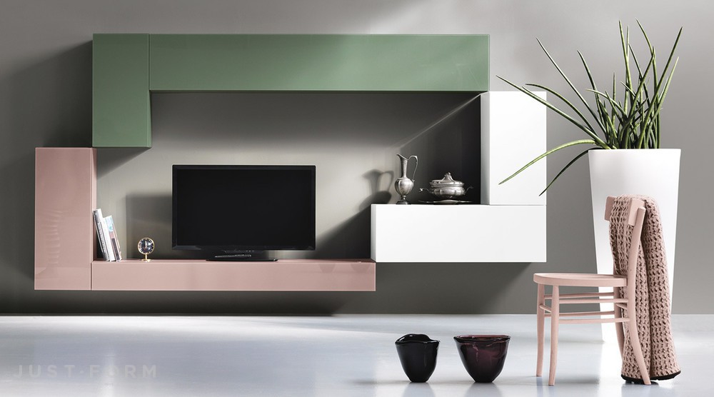 Стенка 36 E8 Lacquered And Glass фабрика Lago фотография № 4