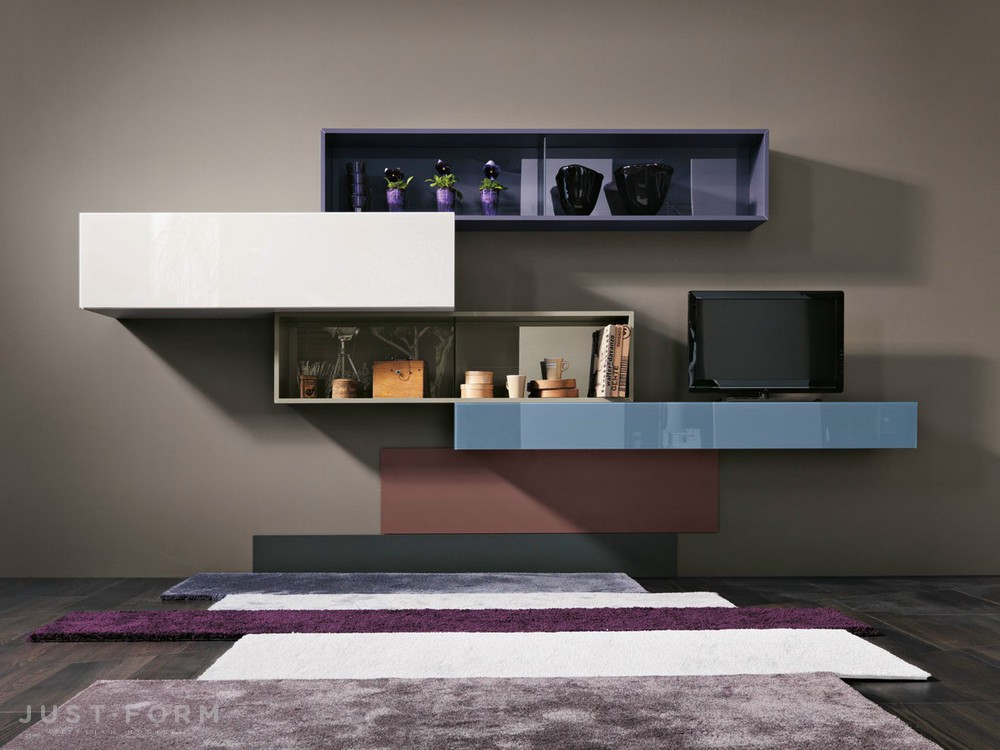 Стенка 36 E8 Lacquered And Glass фабрика Lago фотография № 6
