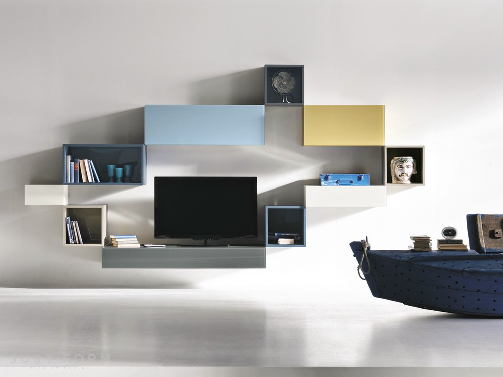 Стенка 36 E8 Lacquered And Glass фабрика Lago фотография № 8