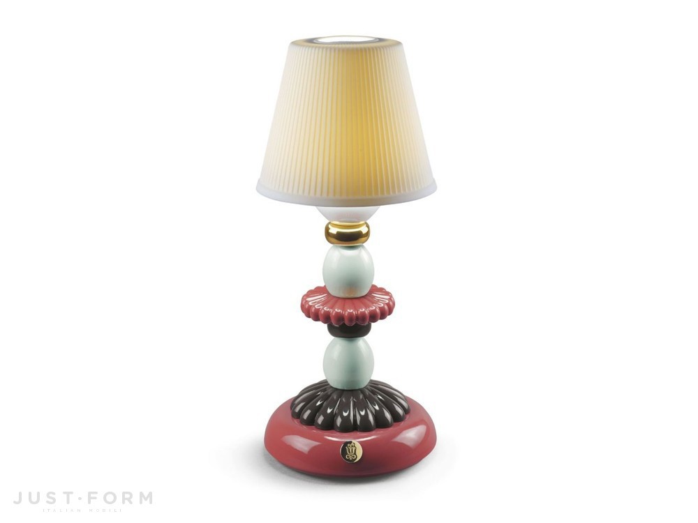 Настольный светильник Lotus Firefly Golden Fall Red Coral фабрика Lladró фотография № 1