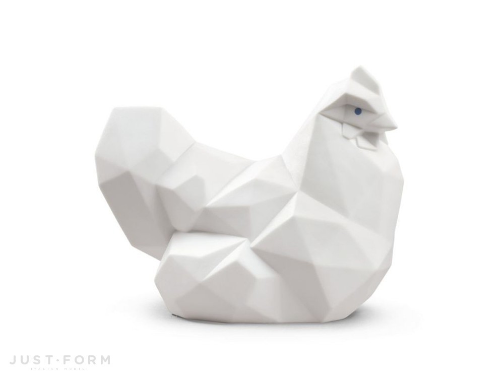 Декоративный предмет Hen White Matte фабрика Lladró фотография № 1