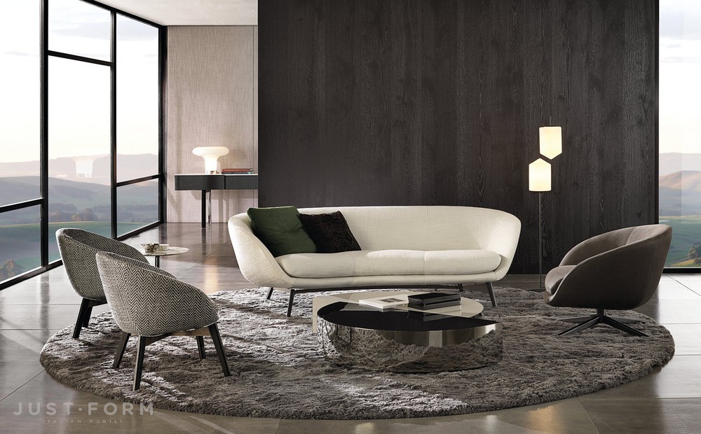 Кресло Russel фабрика Minotti фотография № 4