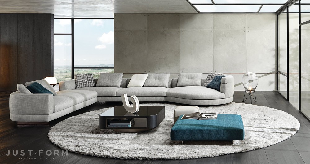 Модульный диван Alexander фабрика Minotti фотография № 6