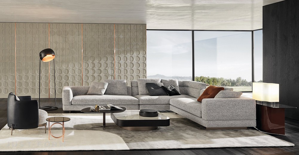 Модульный диван Alexander фабрика Minotti фотография № 11