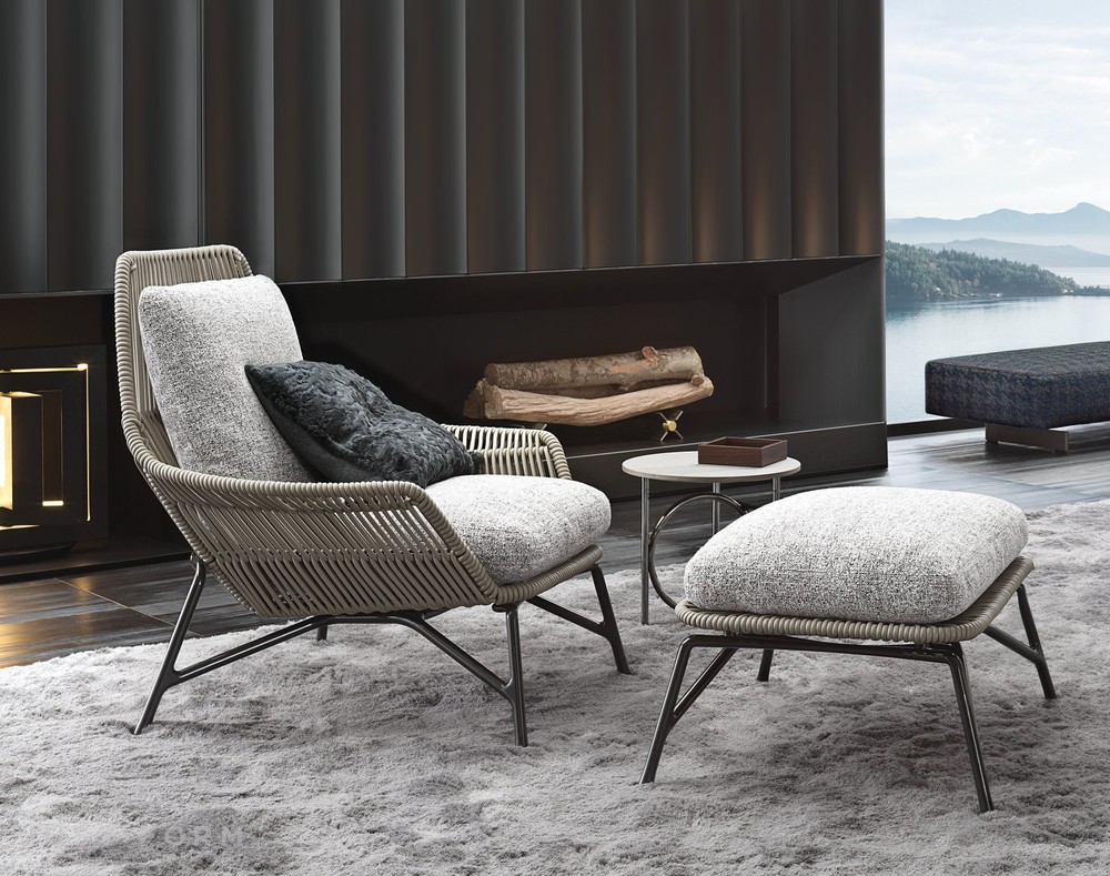 Кресло Prince "Cord" Indoor фабрика Minotti фотография № 3