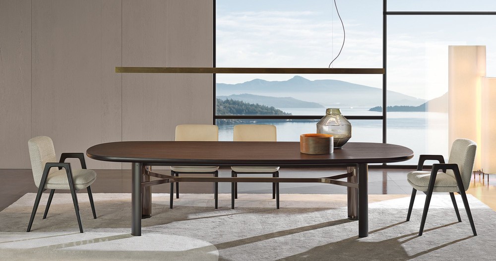 Стол Dan фабрика Minotti фотография № 5