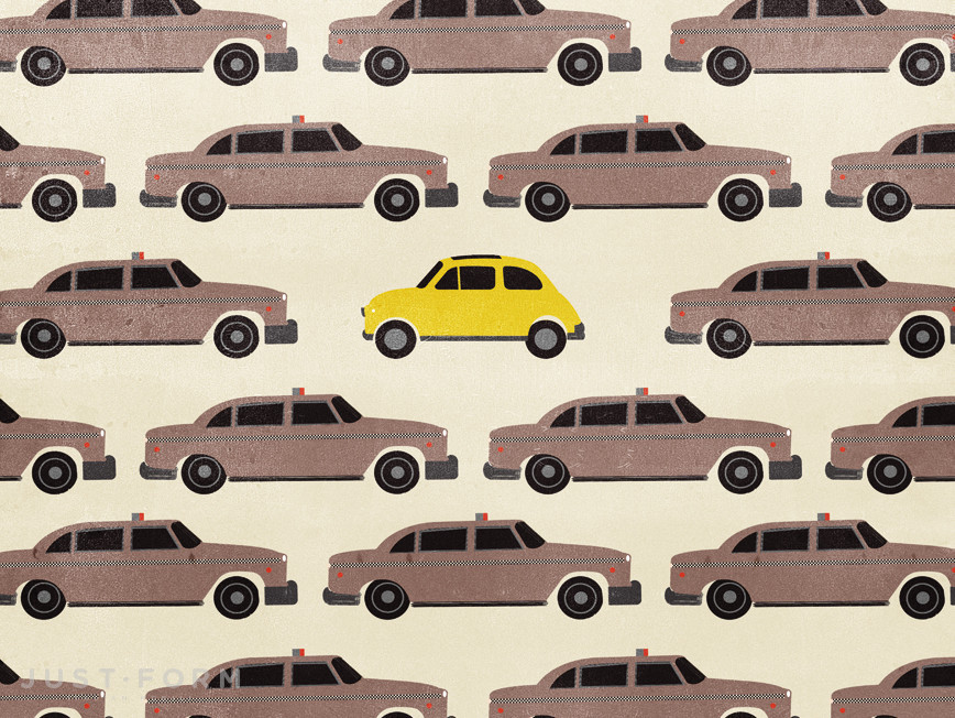 Обои Hey Taxi! фабрика Wall & Deco фотография № 4