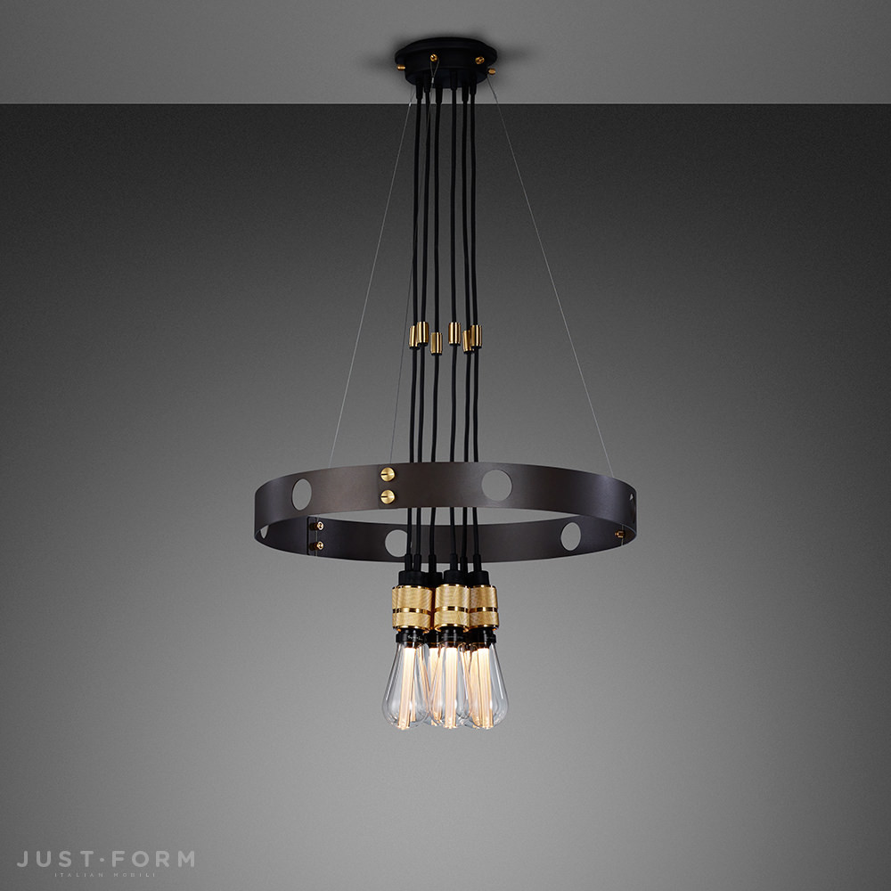 Люстра Hero Light / Graphite / Brass фабрика Buster + Punch фотография № 1