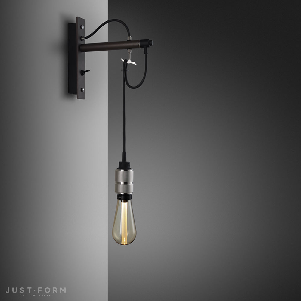 Бра Hooked Wall / Nude / Graphite / Steel фабрика Buster + Punch фотография № 1