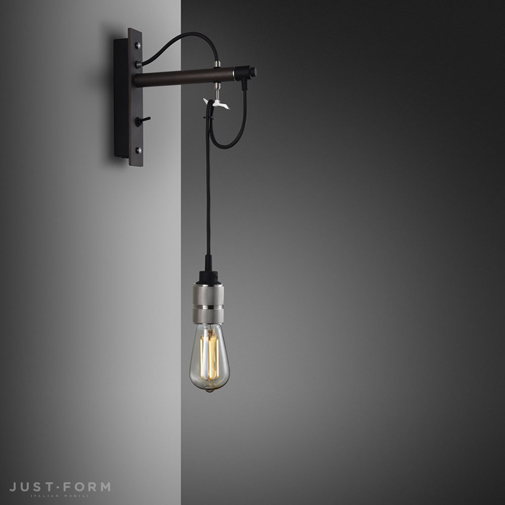 Бра Hooked Wall / Nude / Graphite / Steel фабрика Buster + Punch фотография № 4