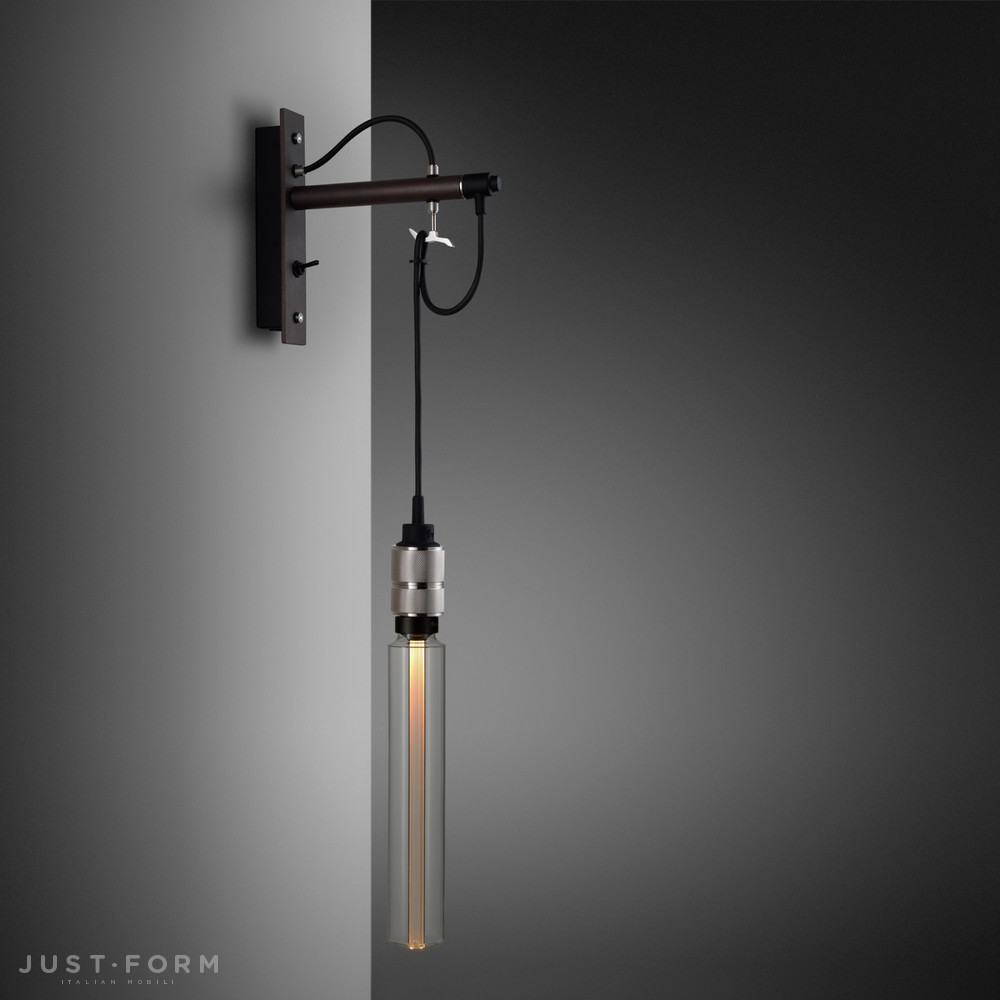 Бра Hooked Wall / Nude / Graphite / Steel фабрика Buster + Punch фотография № 5