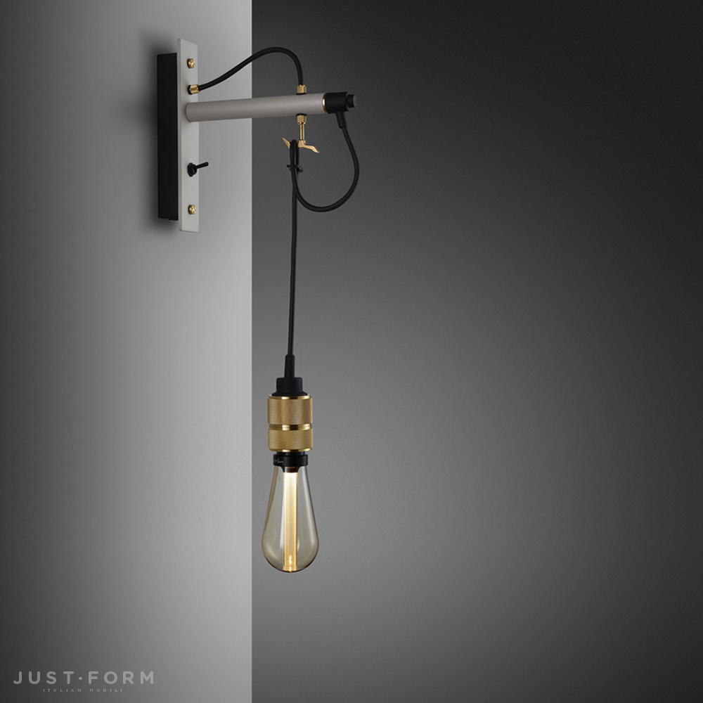 Бра Hooked Wall / Nude / Stone / Brass фабрика Buster + Punch фотография № 1