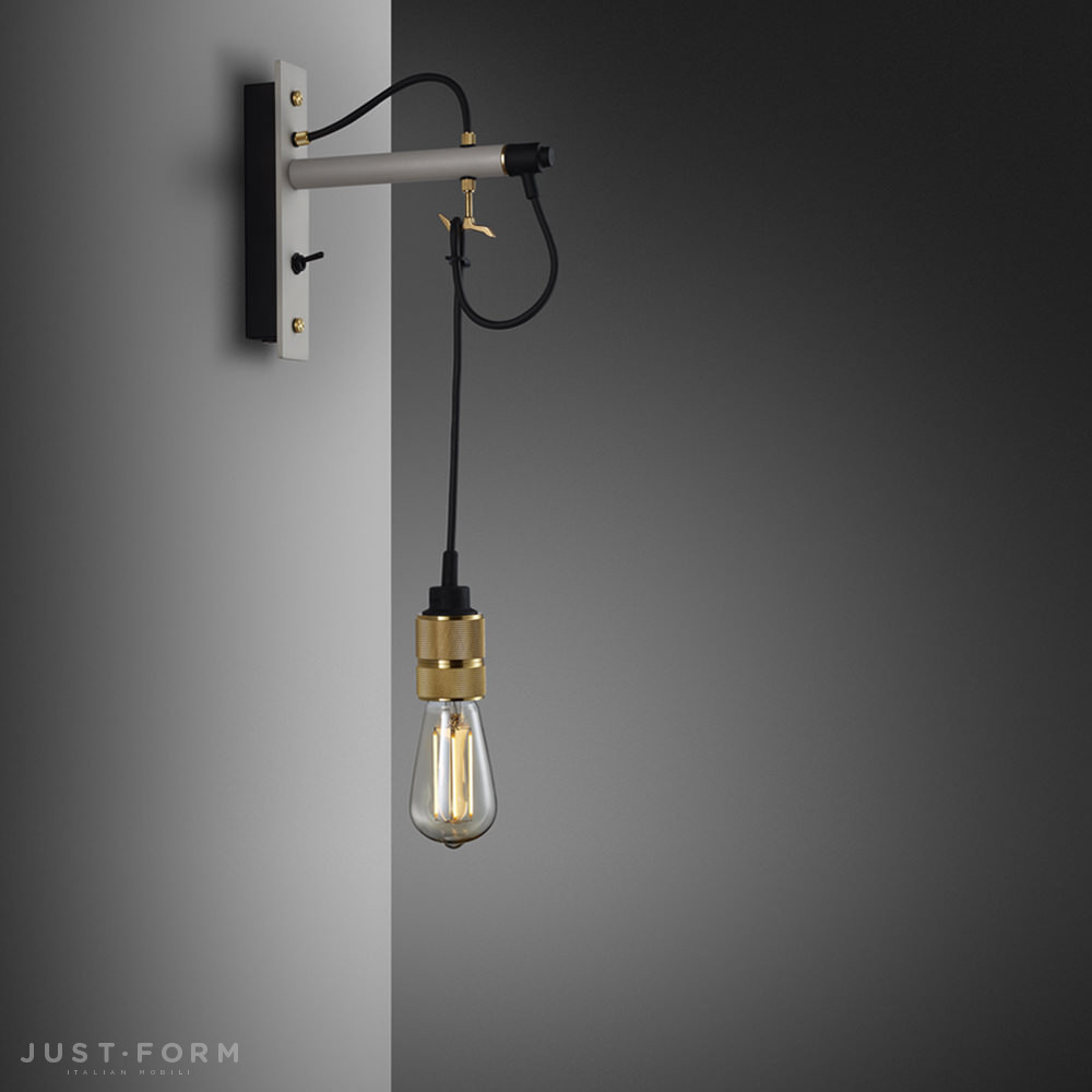 Бра Hooked Wall / Nude / Stone / Brass фабрика Buster + Punch фотография № 4
