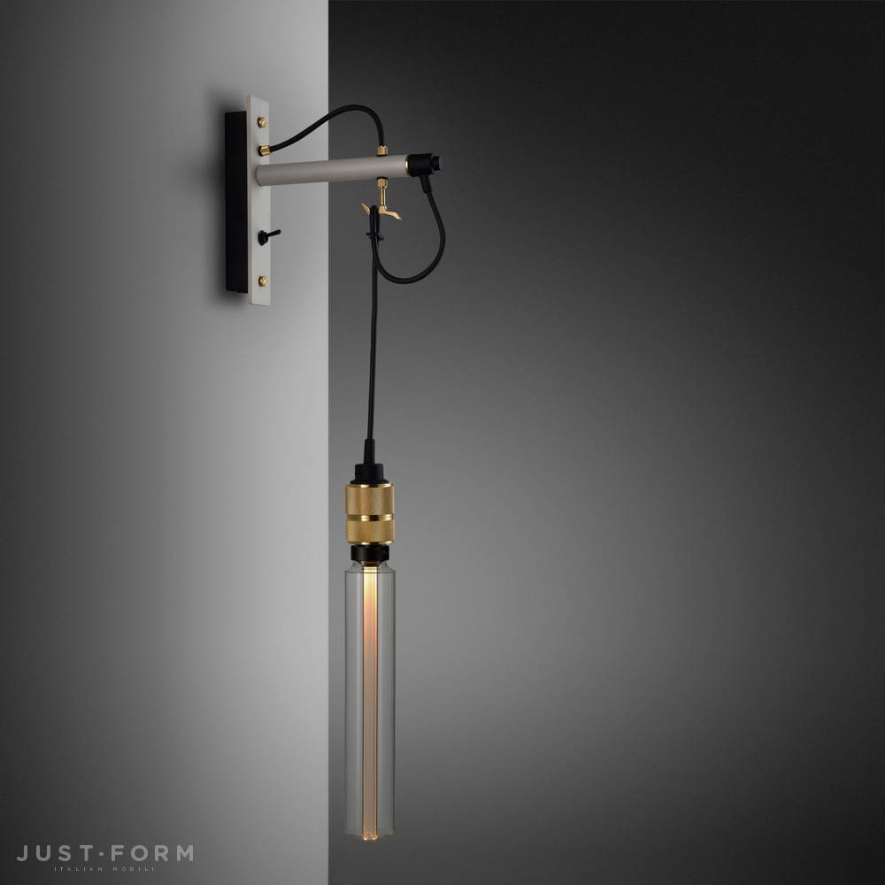 Бра Hooked Wall / Nude / Stone / Brass фабрика Buster + Punch фотография № 5