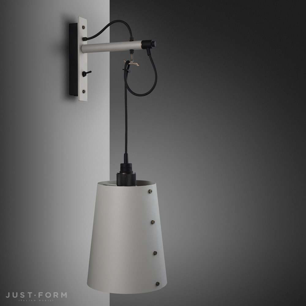 Бра Hooked Wall / Large / Stone / Smoked Bronze фабрика Buster + Punch фотография № 1