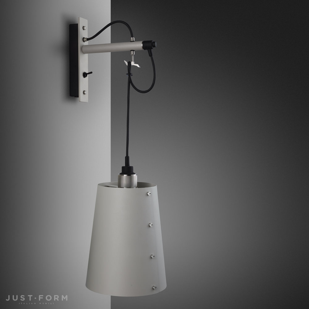 Бра Hooked Wall / Large / Stone / Steel фабрика Buster + Punch фотография № 1