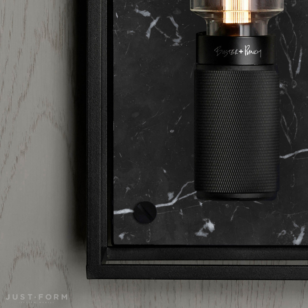 Бра Caged Wall / Large / Black Marble фабрика Buster + Punch фотография № 3
