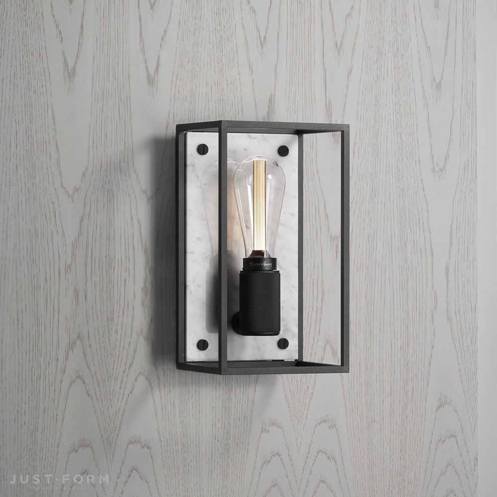 Бра Caged Wall / Medium / White Marble фабрика Buster + Punch фотография № 1