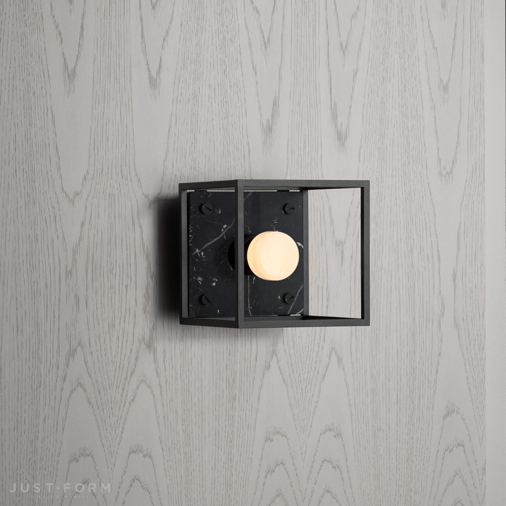 Бра Caged Wall / Small / Black Marble фабрика Buster + Punch фотография № 1