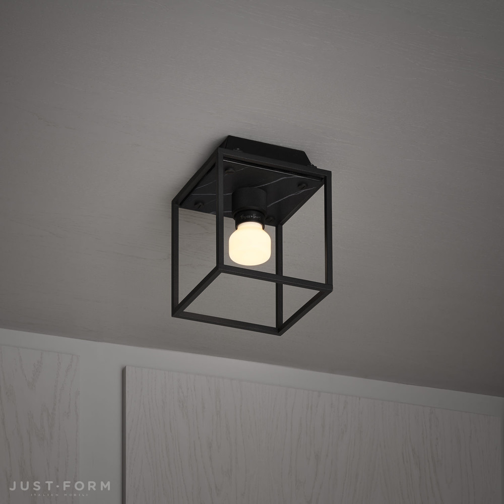 Потолочный светильник Caged Ceiling / Small / Black Marble фабрика Buster + Punch фотография № 1