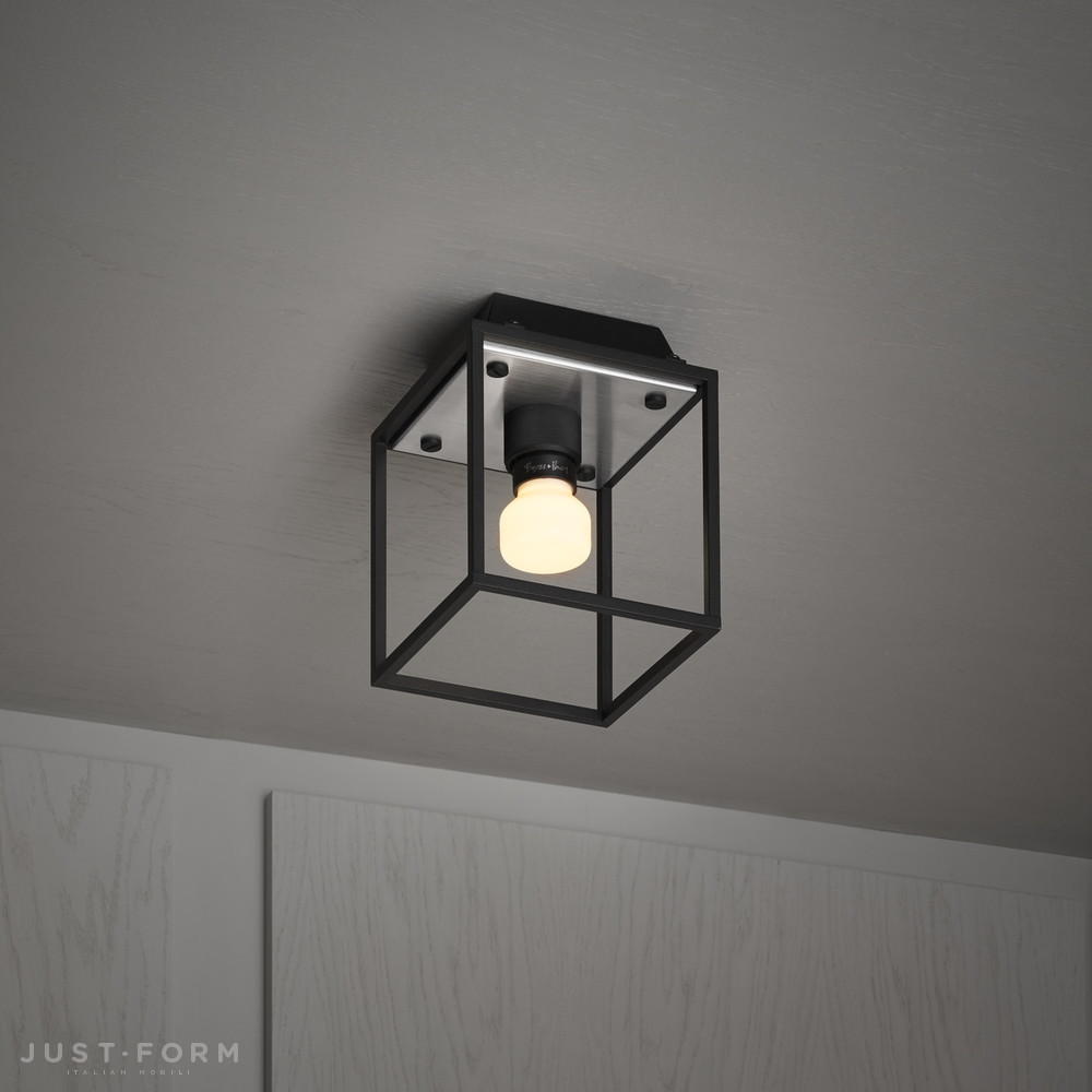 Потолочный светильник Caged Ceiling / Small / Brushed Steel  фабрика Buster + Punch фотография № 1