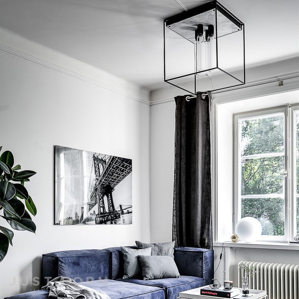 Потолочный светильник Caged Ceiling 4.0 / Black Marble фабрика Buster + Punch фотография № 21