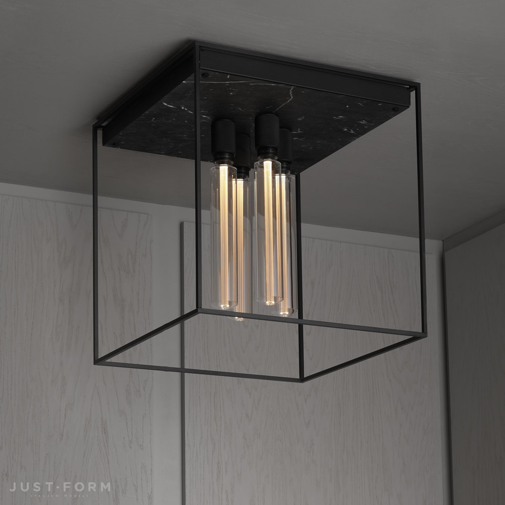 Потолочный светильник Caged Ceiling 4.0 / Black Marble фабрика Buster + Punch фотография № 1