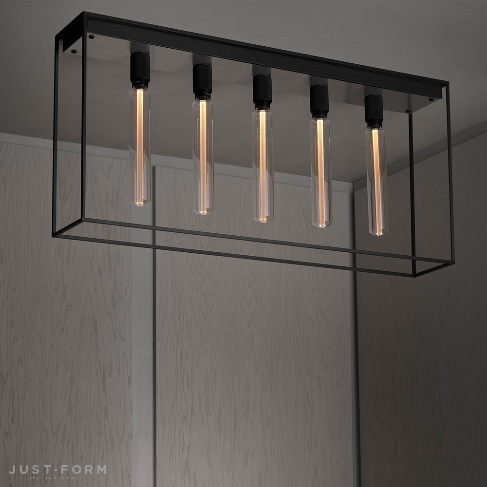 Потолочный светильник Caged Ceiling 5.0 / Brushed Steel фабрика Buster + Punch фотография № 1