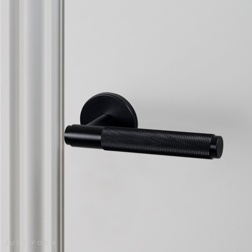 Нажимная дверная ручка Door Handle / Cross / Black фабрика Buster + Punch фотография № 1