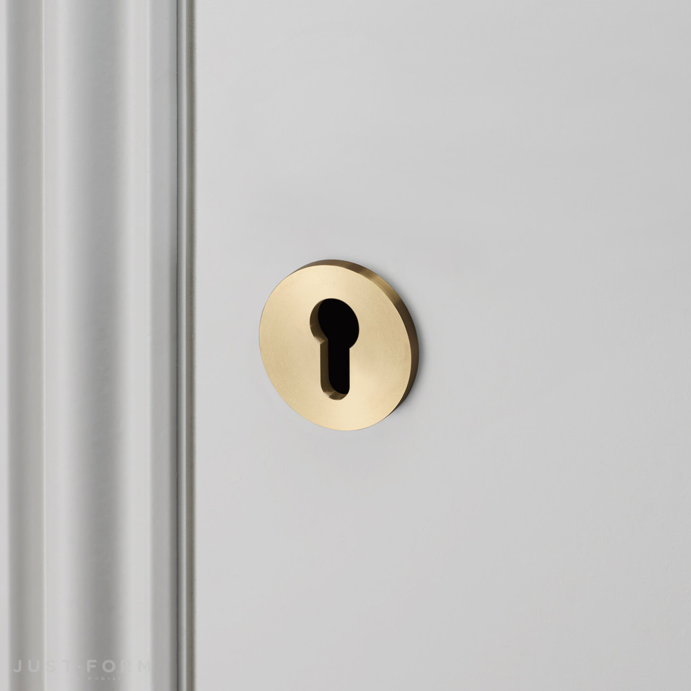 Броненакладка Euro Cylinder Key Escutcheon / Brass фабрика Buster + Punch фотография № 1