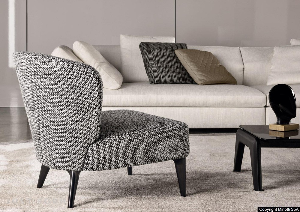 Кресло Aston "Armchair" фабрика Minotti фотография № 5