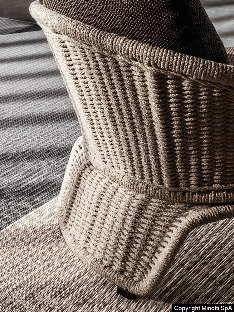 Уличное кресло Halley Outdoor фабрика Minotti фотография № 8