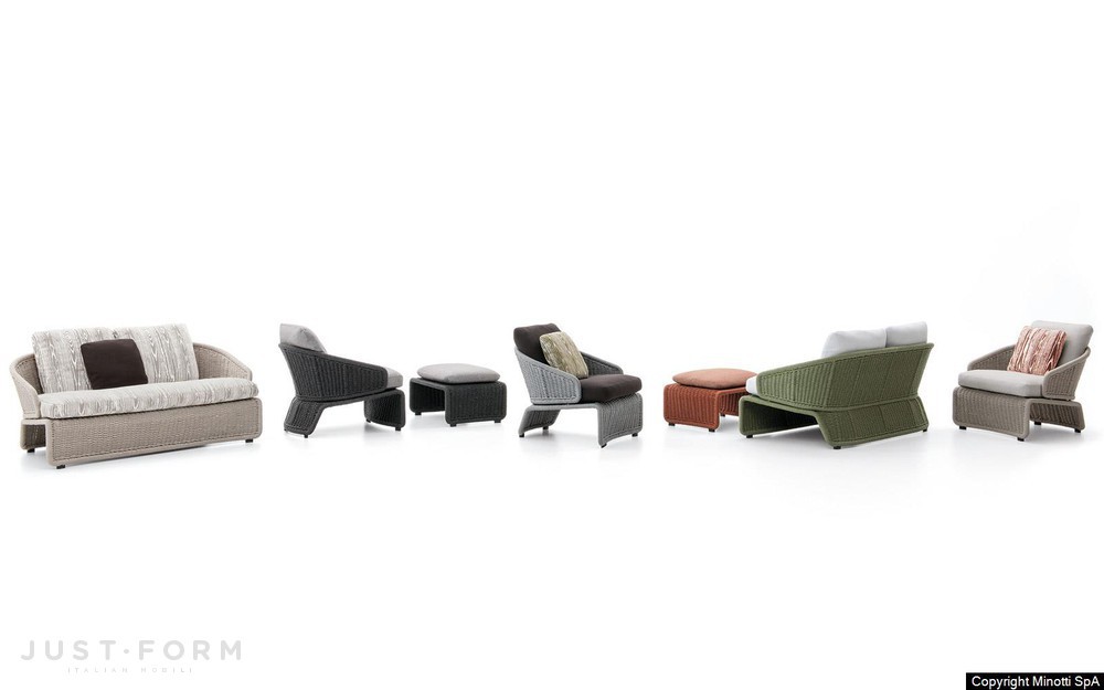 Уличное кресло Halley Outdoor фабрика Minotti фотография № 4