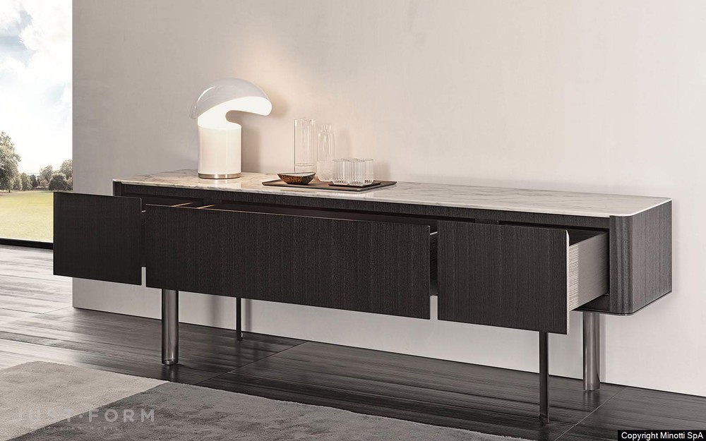 Тумба для гостиной Lou Horizontal Living фабрика Minotti фотография № 4