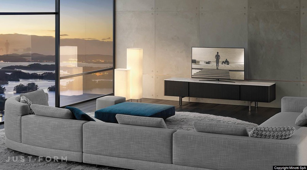 Тумба под ТВ Lou Living/TV фабрика Minotti фотография № 3