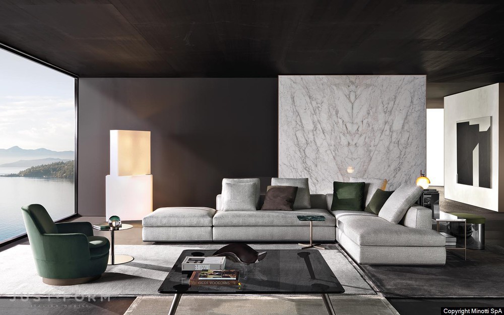 Пуф Powell фабрика Minotti фотография № 5