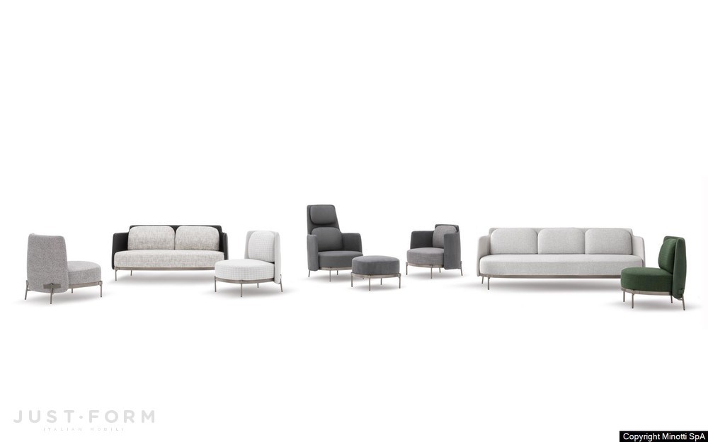 Пуф Tape фабрика Minotti фотография № 1
