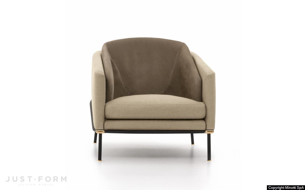 Кресло Fil Noir фабрика Minotti фотография № 3