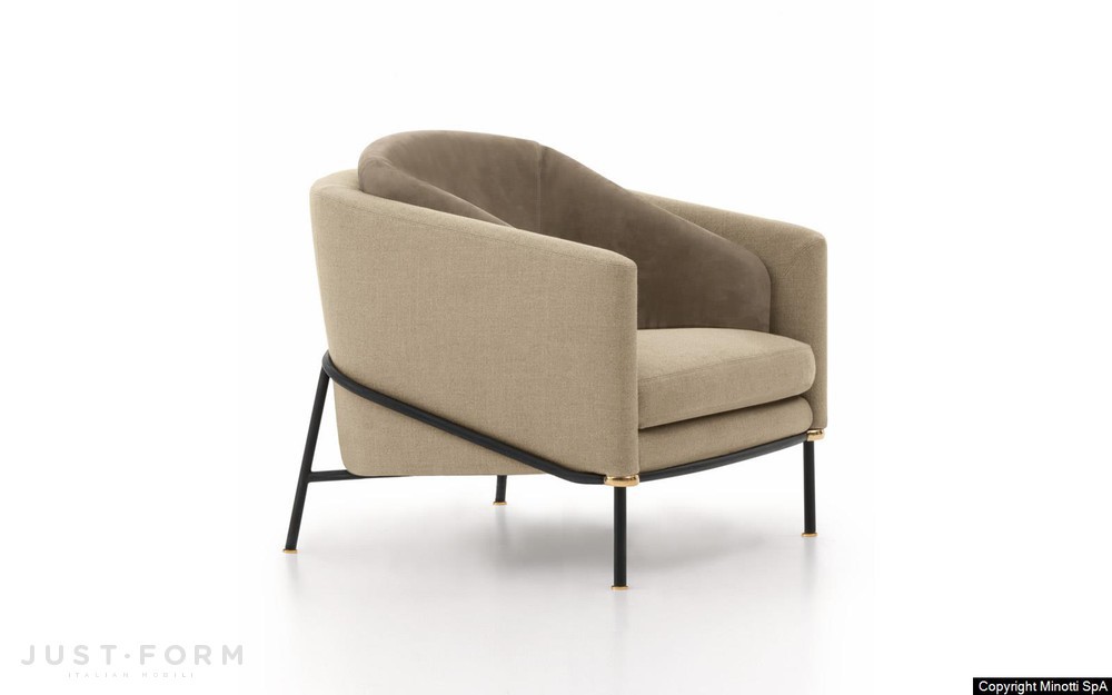 Кресло Fil Noir фабрика Minotti фотография № 1