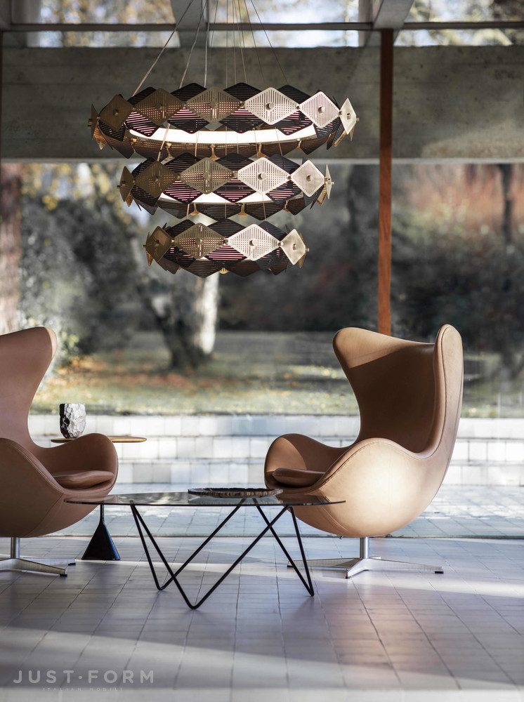Люстра Rote Triple Chandelier фабрика Bert Frank фотография № 2