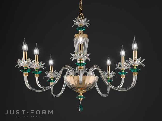 Подвесной светильник Euroluce Lampadari Lily L4+4 фабрика Euroluce Lampadari srl фотография № 8