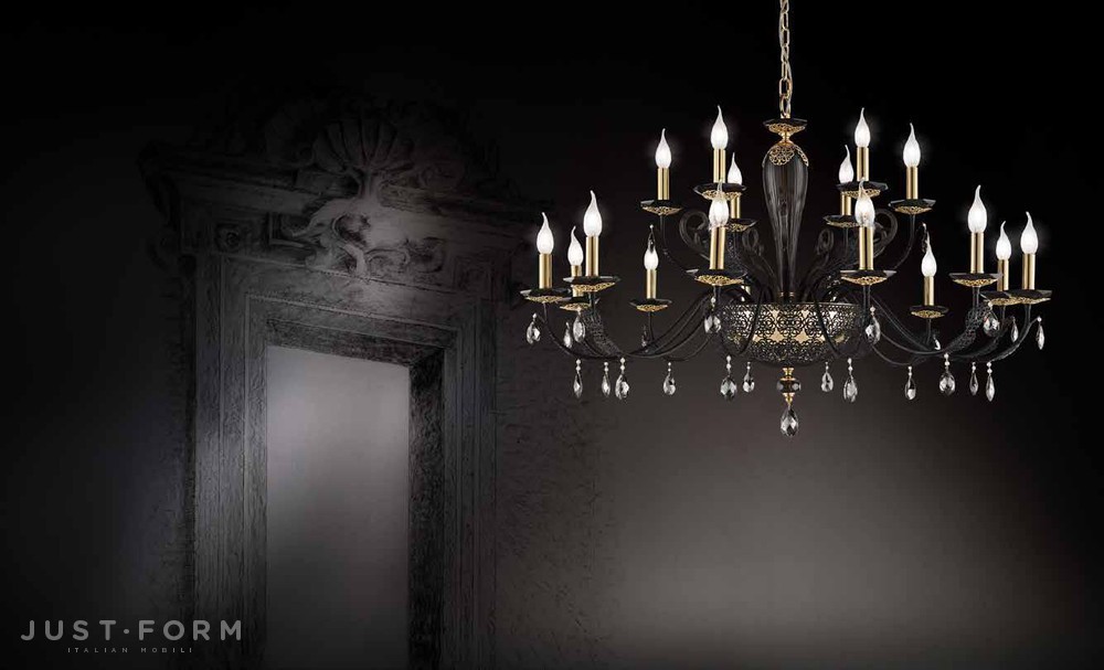Подвесной светильник Euroluce Lampadari Macrame L12+6 фабрика Euroluce Lampadari srl фотография № 7
