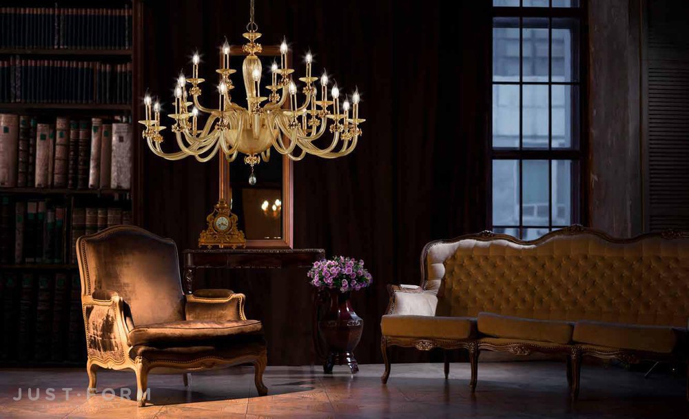 Подвесной светильник Euroluce Lampadari Sheen L12+6+6 фабрика Euroluce Lampadari srl фотография № 7