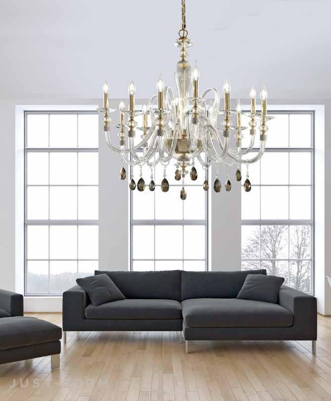 Подвесной светильник Euroluce Lampadari Amelie L8+4 фабрика Euroluce Lampadari srl фотография № 7