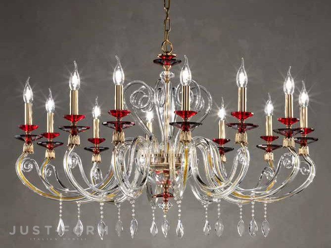Подвесной светильник Euroluce Lampadari Aurora L12 фабрика Euroluce Lampadari srl фотография № 9
