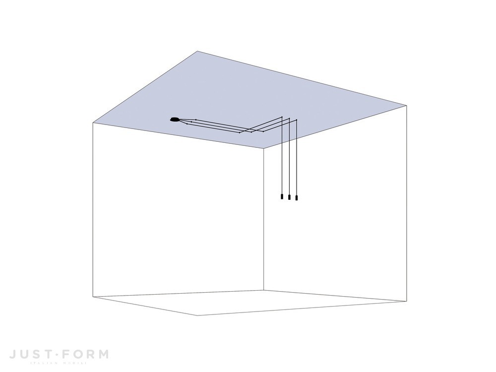 Подвесной светильник Wireflow Freeform фабрика Vibia  фотография № 7
